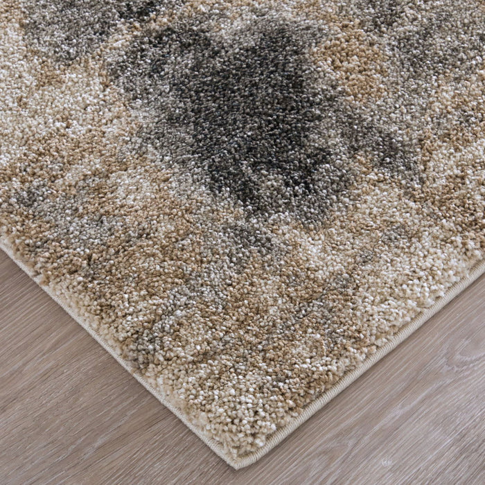 10' X 13' Abstract Area Rug (722313) - Blue / Ivory