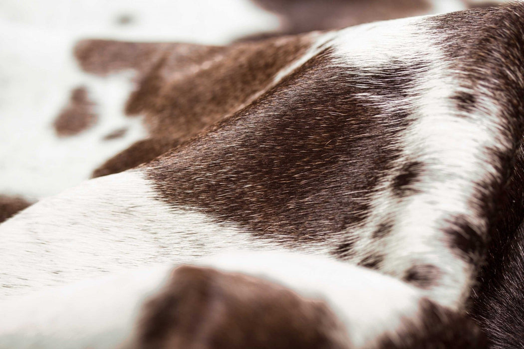 72" x 84" Cowhide - Rug - Brown White