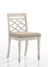 Set of two Giga Havanna wide chairs with off-white cushions, featuring a modern design and sturdy frame.