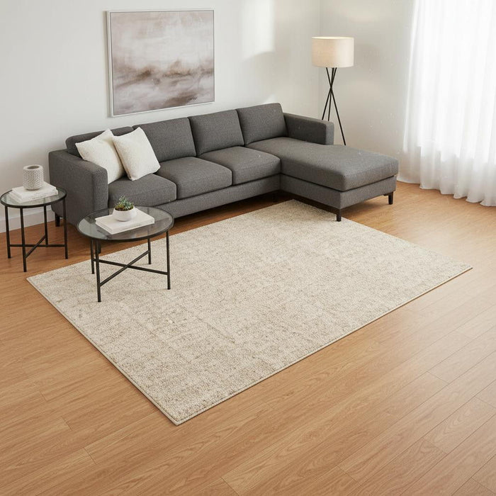 8' X 11' Geometric Area Rug (661290) - Cream / Beige