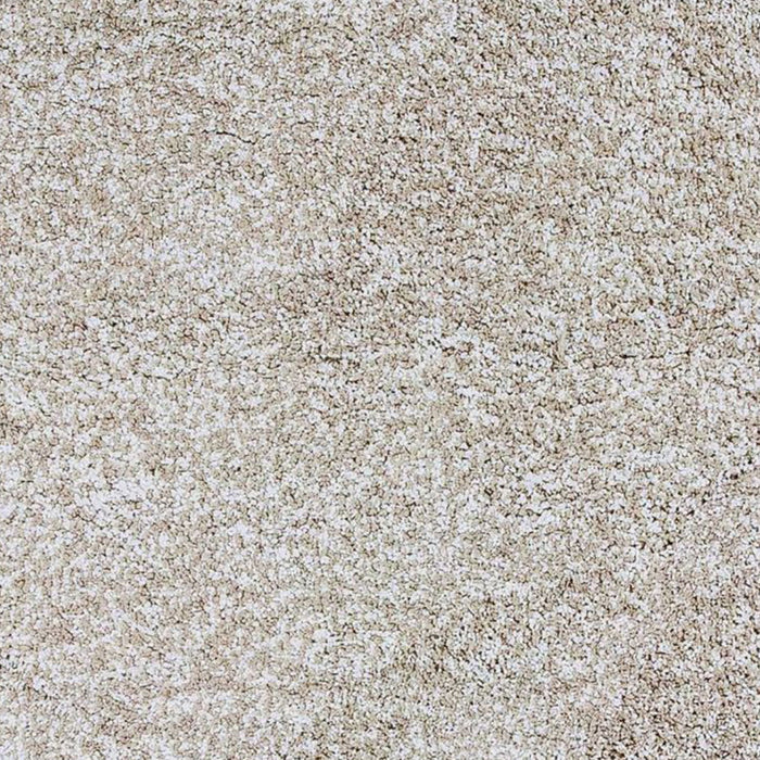 8' Round Polyester Heather Area Rug - Ivory
