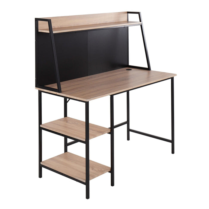 Geo - Shelf Contemporary Desk For Office