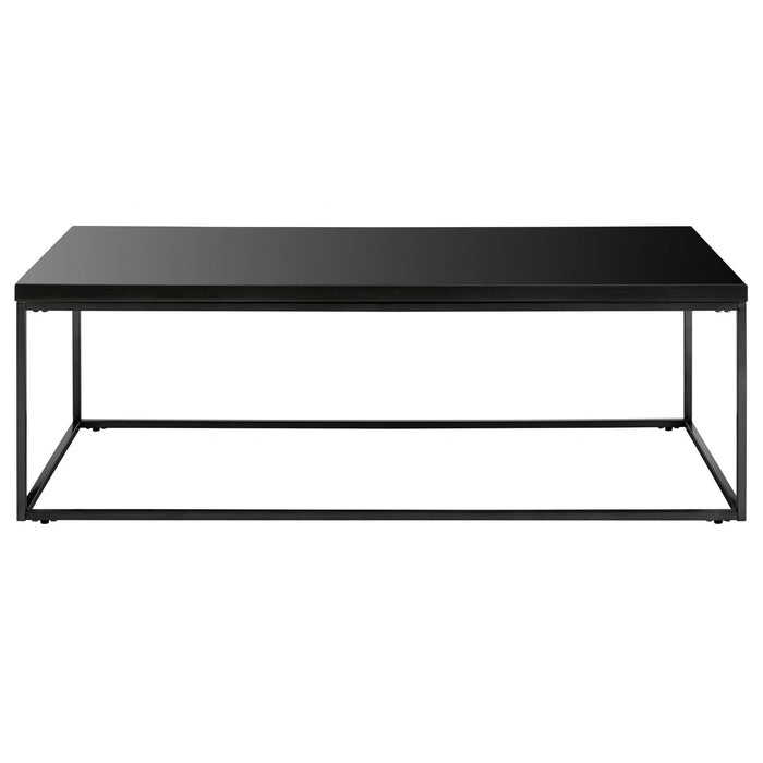 47" Metal Coffee Table - Black