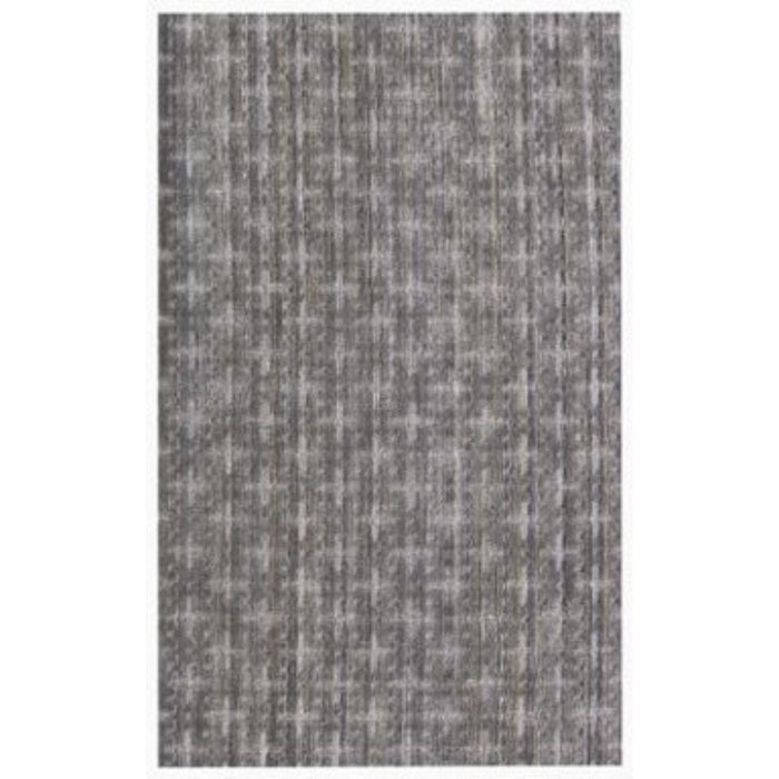 8' x 10' Gray Medallion Hand Loomed Area Rug - Brown And Dark