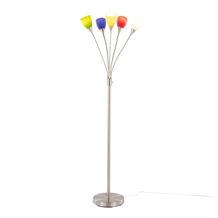 Medusa - Metal Floor Lamp 5 Arm