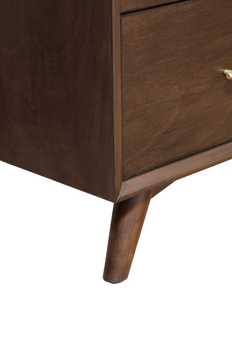 60" Solid Wood Seven Drawer Double Dresser - Walnut