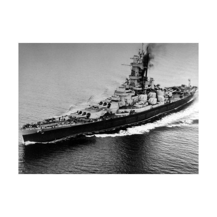 Hand Painted Model Boat (624351) - Gray