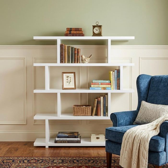 Five Tier Bookcase (517714) - White