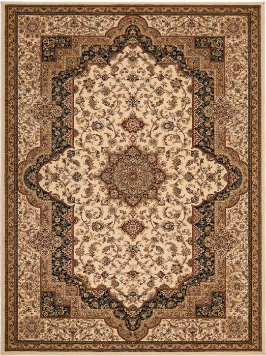 10' X 13' Abstract Area Rug (581789) - Black