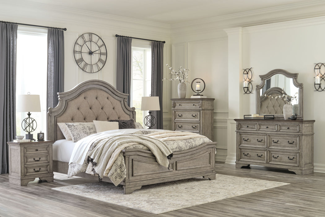 Lodenbay - Dresser, Mirror - Antique Gray