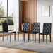 Giga dining chair set with ergonomic buckle backrest, ideal for family dining rooms, featuring modern design and comfortable seating.