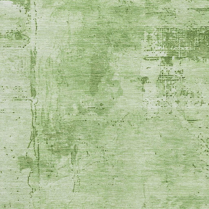 10' X 14' Abstract Washable Area Rug With UV Protection (683189) - Green / Beige