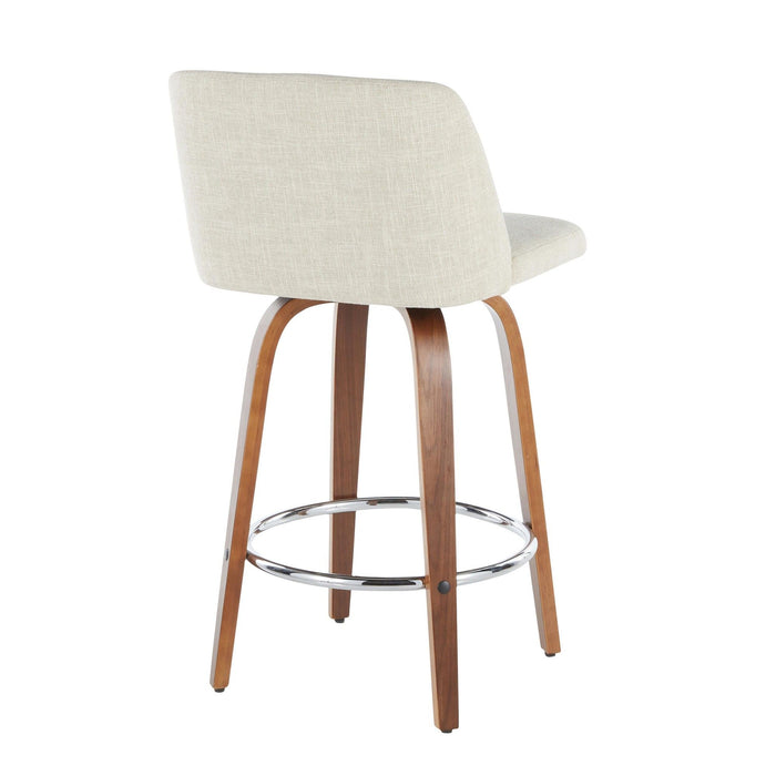 Tintori - Upholstered Counter Stool Set