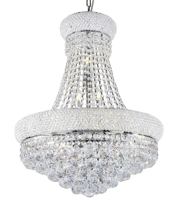 Lantern Empire Transparent Glass Led Ceiling Light With Clear Shades - Silver