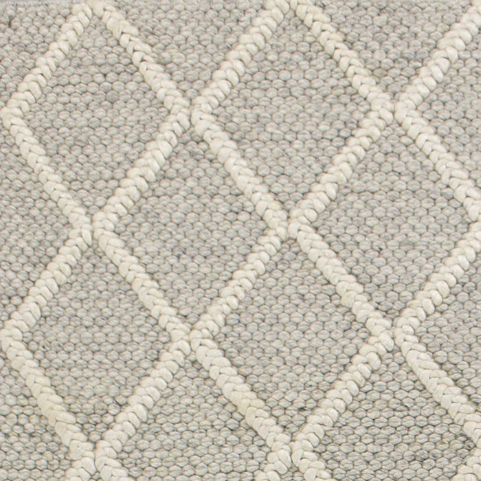 5' x 7' Wool Area Rug - Gray