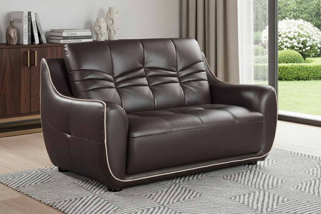 Elegant Leather Chair - Brown