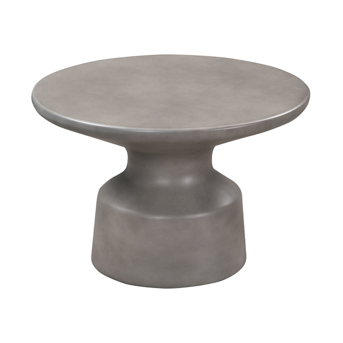 Concrete Round Coffee Table - Gray