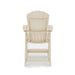 Giga Adirondack style counter chair made of HDPE poly lumber, ideal for dining, patio, or garden seating with a comfortable design