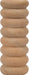 Rousse sandstone vase by Meridian Furniture, featuring a smooth, rounded ceramic design in natural sand color.