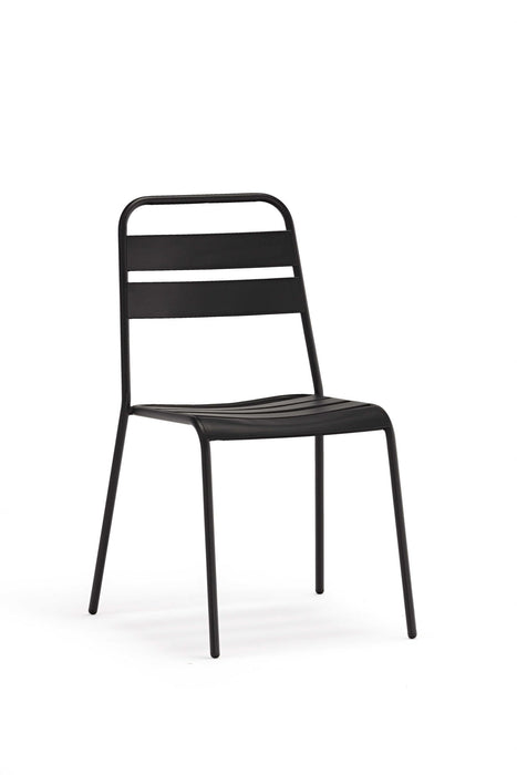 Faux Leather Dining Room Side Chairs (Set of 4) - Gray