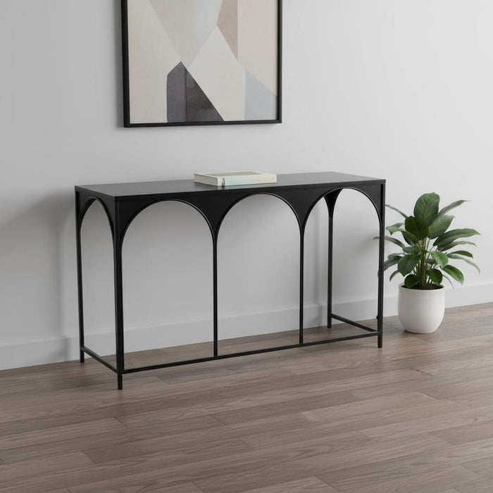 50" Frame Console Table - Black
