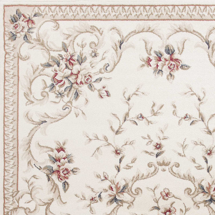9' x 12' Polypropylene Area Rug - Ivory