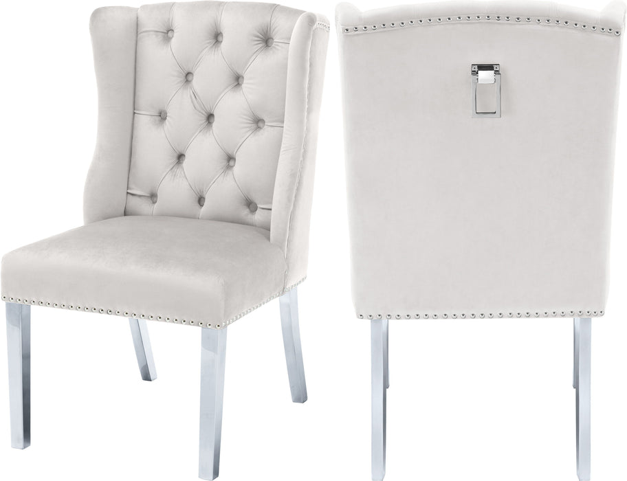 Suri - Dining Chair with Chrome Legs (Set of 2)