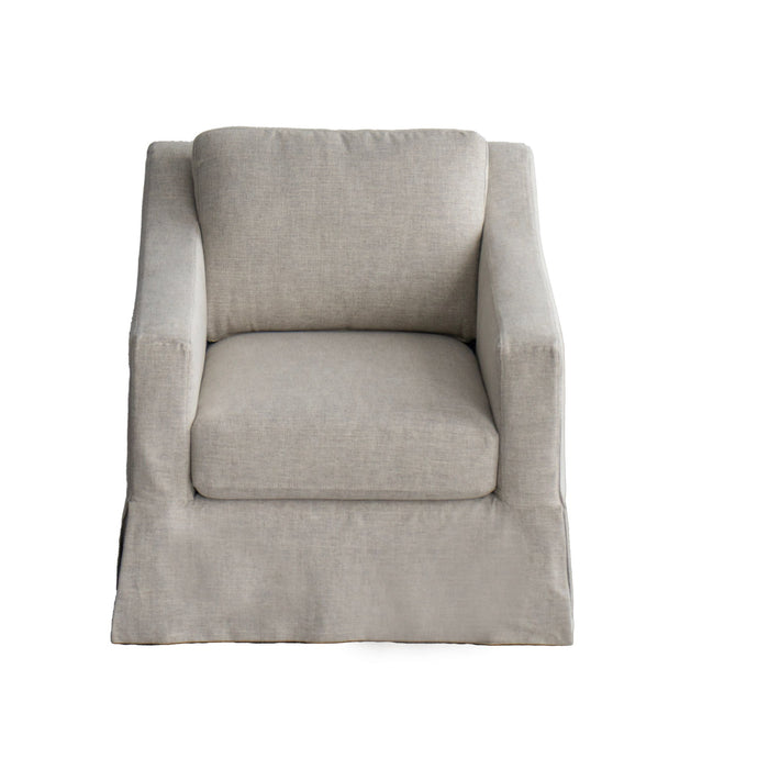 Upholstered Arm Chair - Beige
