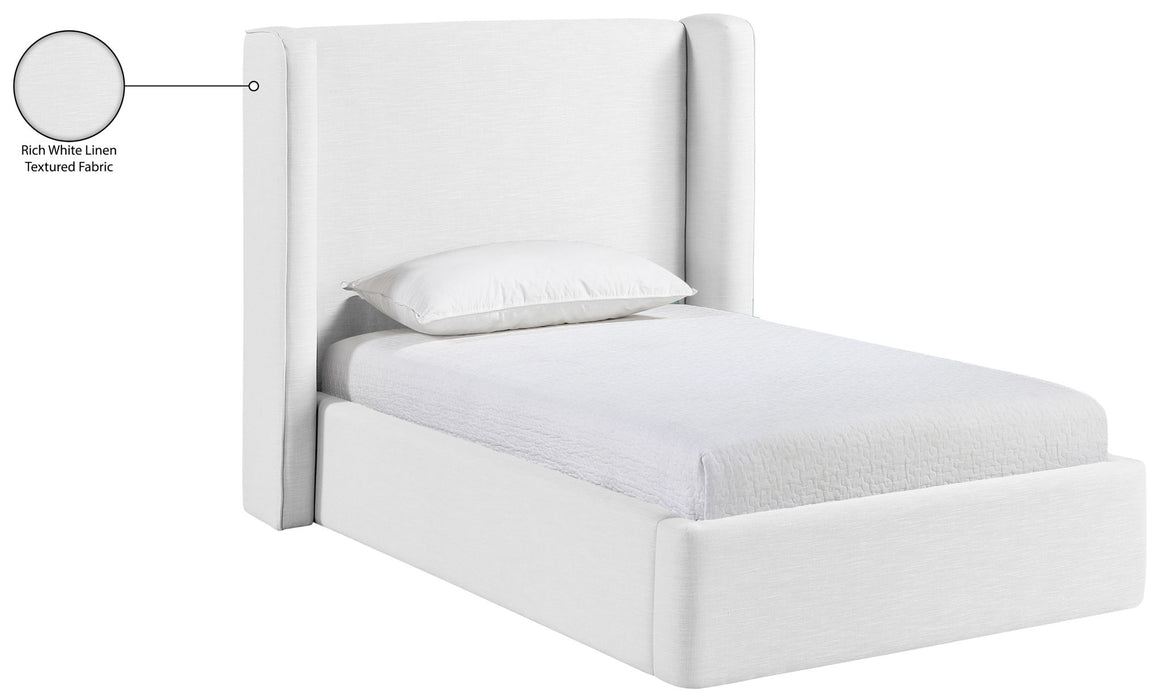 Kendall - Linen Textured Fabric Upholstered Bed