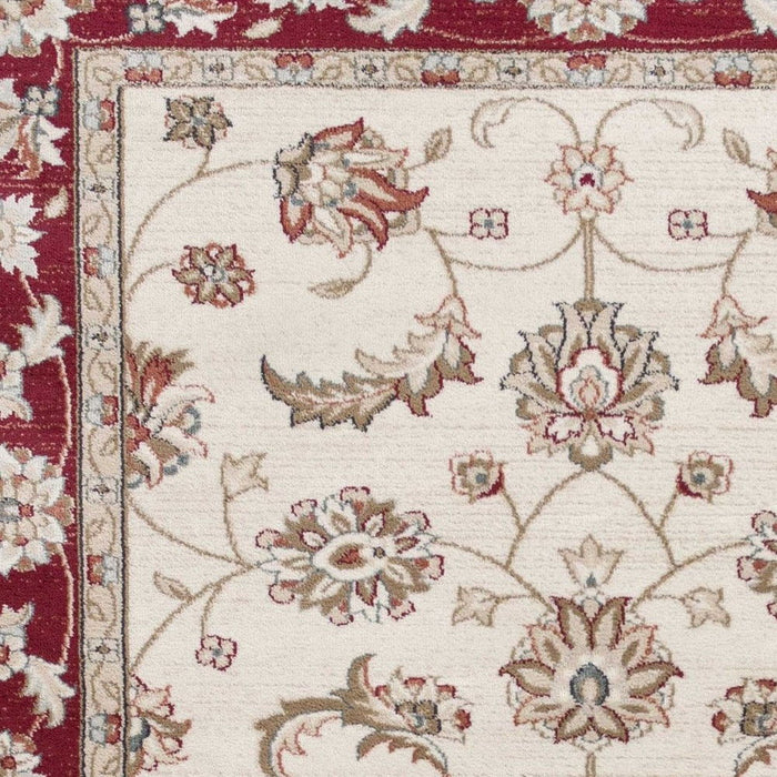9' x 12' Polypropylene Area Rug - Ivory Or Red