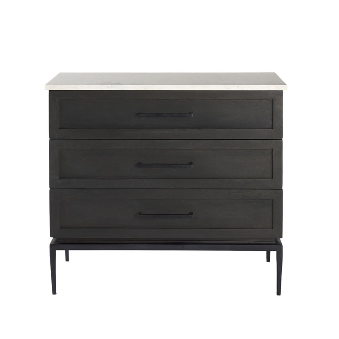 Updated Rustic Top Dresser - Dark / Light Marble
