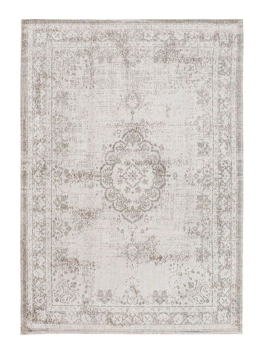 3' X 5' Medallion Washable Area Rug (548382) - Beige / White