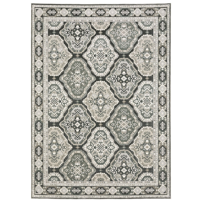 8' X 11' Medallion Area Rug - Blue
