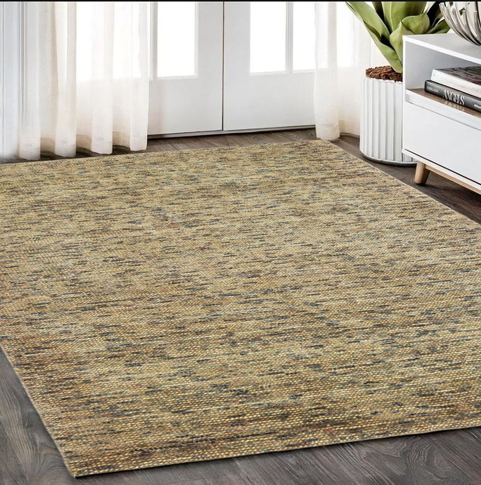 5' X 8' Hand Tufted Area Rug - Gold And Green