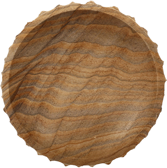 Marble bowl from Meridian Furniture's Caesar collection, featuring a sleek, genuine marble design perfect for stylish tableware.