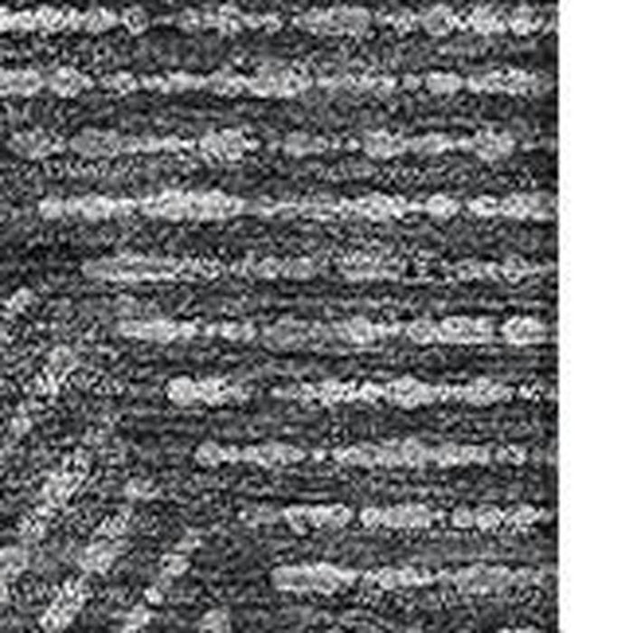 9' X 12' Geometric Washable Area Rug With UV Protection - Charcoal And Silver