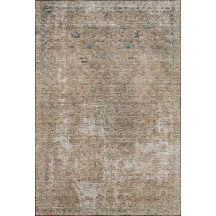10' X 14' Abstract Washable Area Rug With UV Protection (695336) - Beige / Gray / Khaki