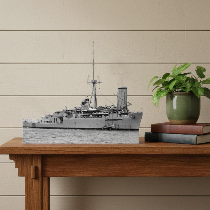 Hand Painted Model Boat (624288) - Gray