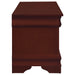 Pablo Cedar Chest by CoasterEssence in warm brown wood finish with paneled front and storage design