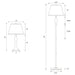 CoasterEssence Griffin 3-piece floor and table lamp set in brushed nickel finish