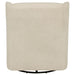 Serra CoasterEveryday sandy beige full-circle swivel glider chair with shelter arms