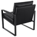 Rosalind upholstered track arm accent chair in black by CoasterEveryday