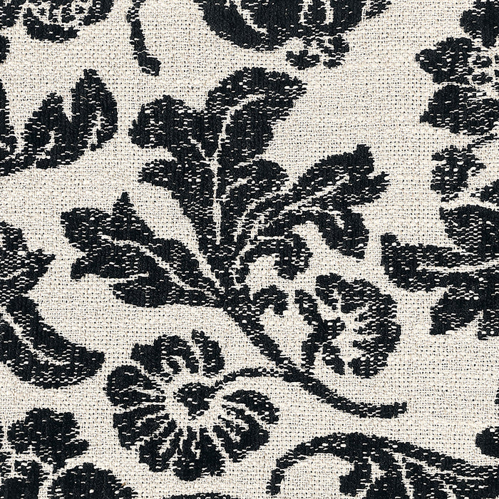 Blanchett traditional floral upholstered bobbin accent chair in black by CoasterEveryday