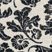 Blanchett traditional floral upholstered bobbin accent chair in black by CoasterEveryday