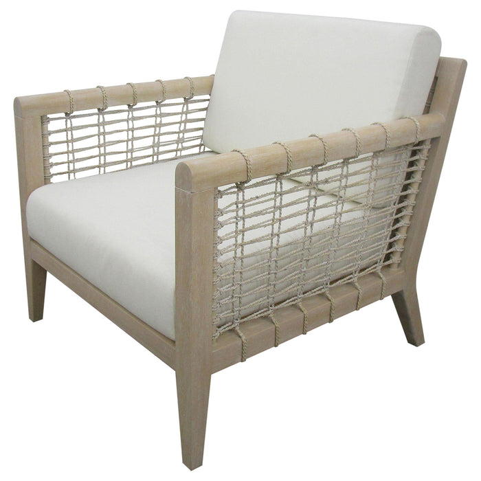 HP0426 Accent Chair White / Weathered Natural