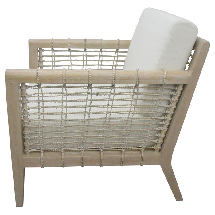 HP0426 Accent Chair White / Weathered Natural