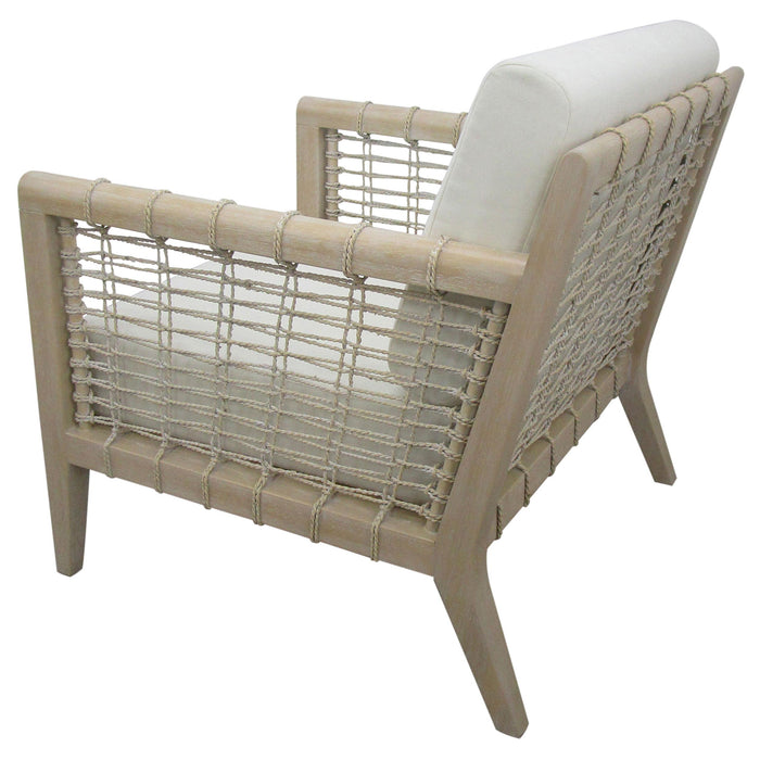 HP0426 Accent Chair White / Weathered Natural