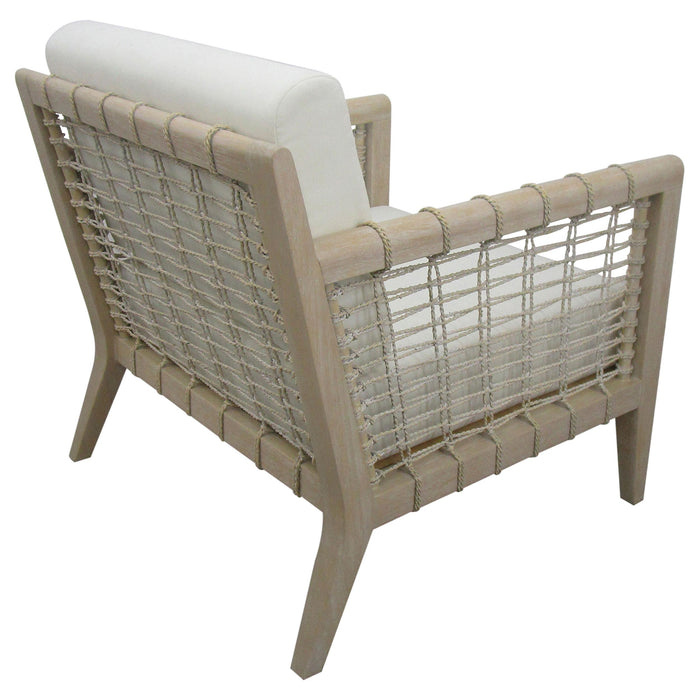 HP0426 Accent Chair White / Weathered Natural