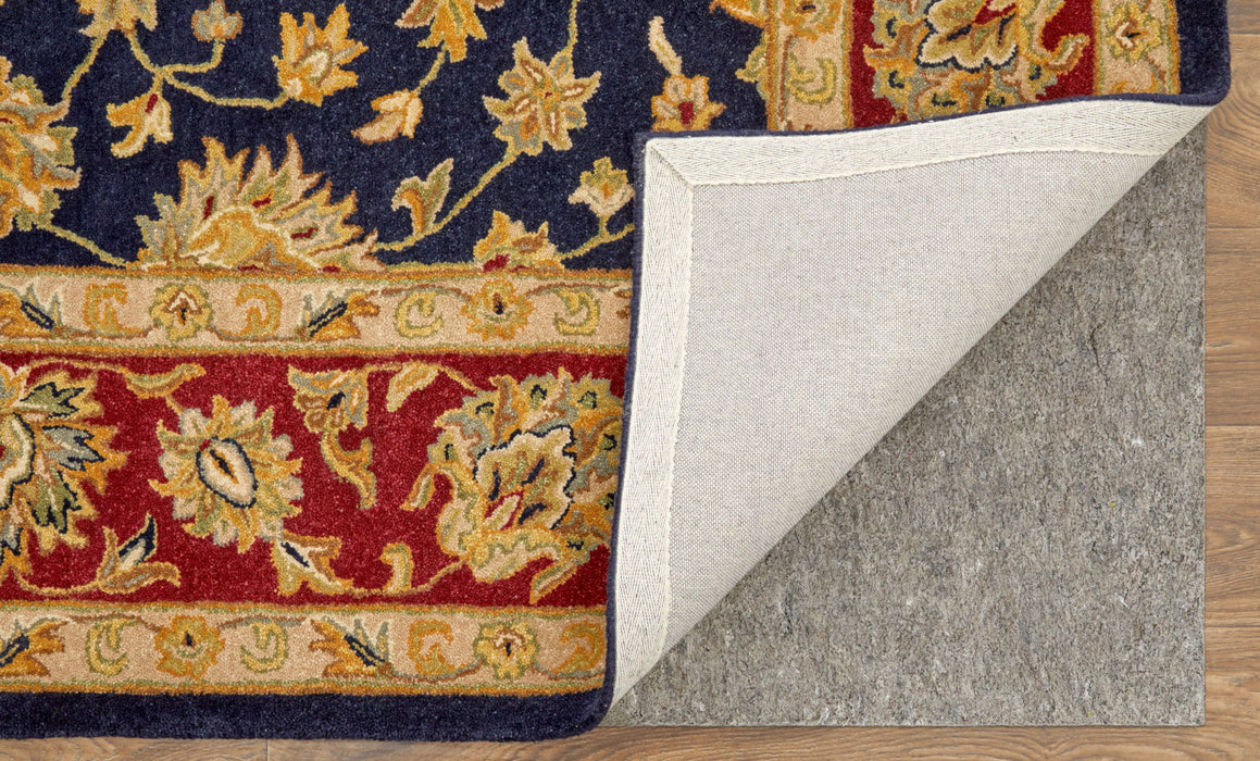 8' X 10' Traditional Oriental Hand Tufted Area Rug - Blue