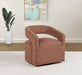 Westhill Berry Boucle Upholstered Swivel Accent Chair by CoasterEveryday